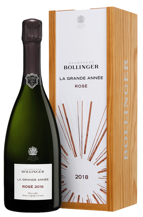 Bollinger La Grande Année Brut Rosé 2018 in giftbox