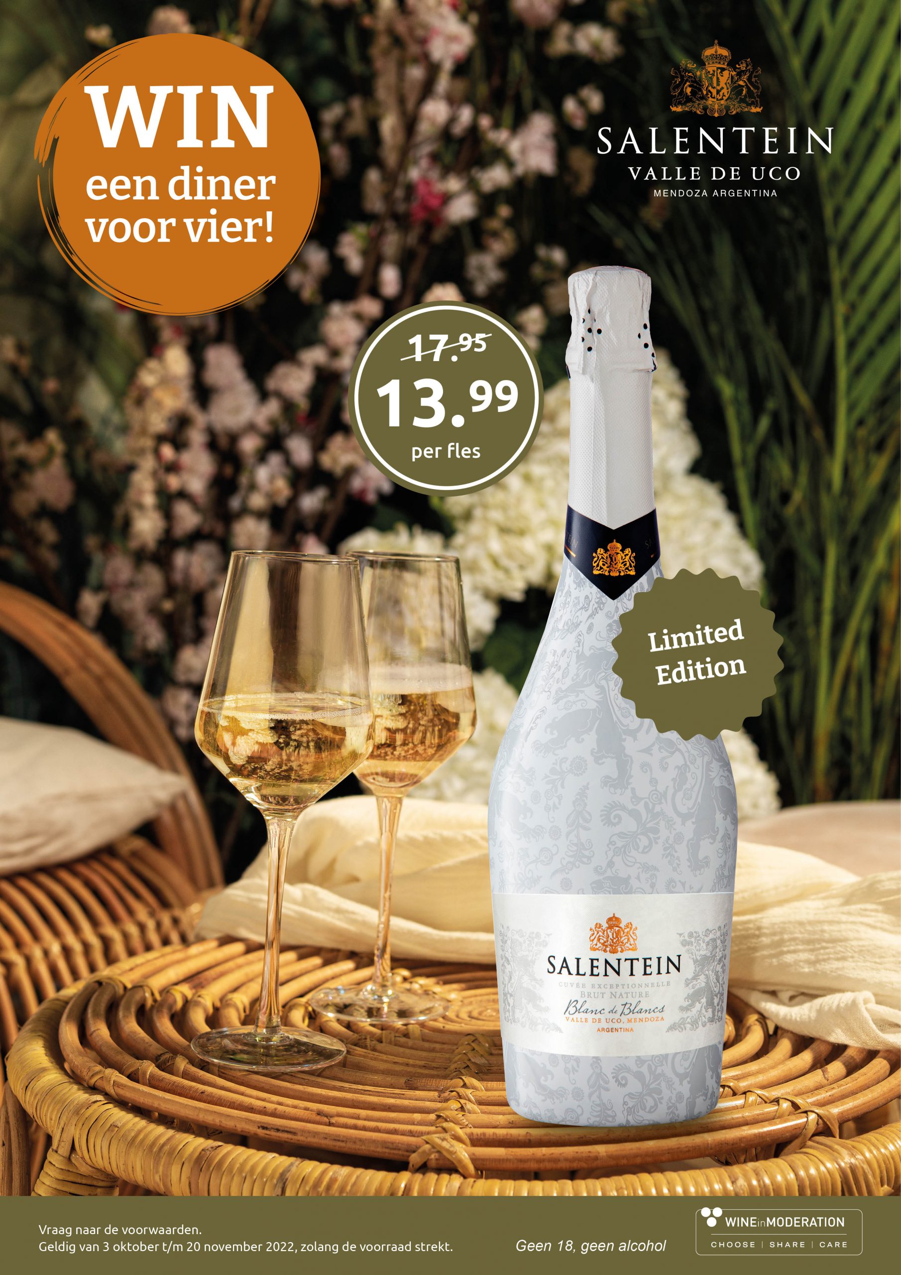 PosterA3-SalenteinActie-Brut Blanc de Blancs 2022
